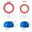 10pcs Red Waterproof Dustproof Bike Seatpost Covers 25-30mm - 3