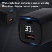CYKE K02 30W PD+QC3.0 Fast Charger with Digital Display, EU Plug, White - 5