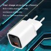 CYKE K02 30W PD+QC3.0 Fast Charger with Digital Display, EU Plug, White - 6