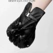 Women's Sheepskin Wool Fleece Lined Touchscreen Gloves, Size M (Coffee) - 4
