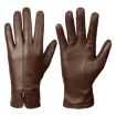 Women's Sheepskin Wool Fleece Lined Touchscreen Gloves, Size L (Coffee) - 1