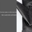 Women's XL Coffee Sheepskin Wool Fleece Lined Touchscreen Snow Gloves - 5
