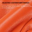 OZERO Women Sheepskin Gloves, Fleece Lined, Split Finger, Size L, Red Coffee - 4