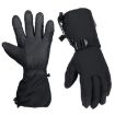 Unisex Black Winter Ski Snow Gloves - Five-Finger Style (Large) - 1