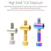 Titanium Alloy Bicycle Seat Post Locking Screws M6x30 - Color: Titanium - 5