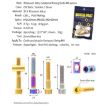 Titanium Alloy Bicycle Seat Post Locking Screws M6x40 - Color: Titanium - 3