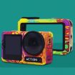 DJI Action 4 Camera Stickers AC4-09 Circuit Black Photo Frame Accessory - 2