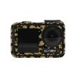 DJI Action 4 Camera Stickers - AC4-15 Snake Scale Gold Frame Accessory - 1