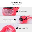 Silicone Ladybug LED Bicycle Headlight - Red Shell & Light - 4