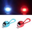 Ladybug LED Bicycle Headlight - Blue Shell, White Light, Silicone - 2