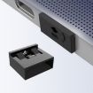 Red USB 2.0/3.0 Dust Plug Set with Sealing Lock - 2 Plugs + 1 Key - 6