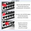 Transparent RJ45 Network Port Safety Plug Lock - 2 Plugs + 1 Key Cover - 7