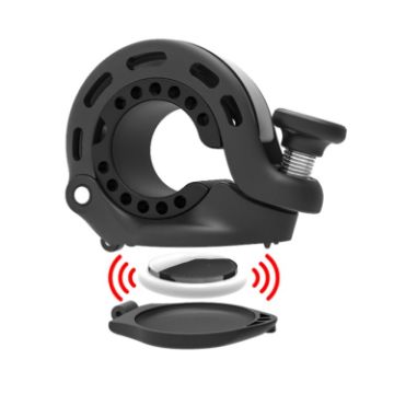 Hidden Bicycle Bell Holder for AirTag - Anti-Theft Aluminum Horn - 1