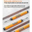 USB Digital Display Charging Soldering Iron Set, 5-Speed Temp, Orange - 4