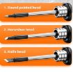 USB Digital Display Charging Soldering Iron Set, 5-Speed Temp, Orange - 5