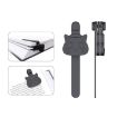 Black Silicone Magnetic Bookmark - Page Turning Reading Tool - 2