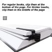 Black Silicone Magnetic Bookmark - Page Turning Reading Tool - 3