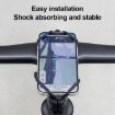 GUB P9 Beige Dragonfly Shape Silicone Bicycle Phone Holder - 5