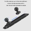 SUV Car Central Control Bracket Base Slider, Elliptical Base - 4