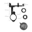 GUB PRO2 Black Aluminium Bicycle Phone Holder - Secure & Durable Mount - 6