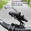 GUB G-95 Black Bicycle Mobile Phone Holder Handlebar Mount - 8