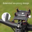 GUB G-95 Black Bicycle Mobile Phone Holder Handlebar Mount - 9