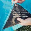 AOTU AT6238 Ultra-thin Pocket Beach Mat 153x143cm - Blue Picnic Mat - 9