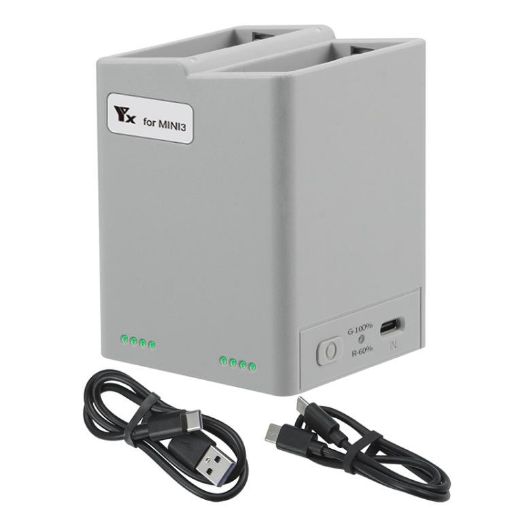 DJI Mini 4/3 Pro YX Dual-Way Charger Battery Manager (No Plug) - 1