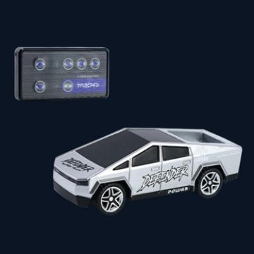 1:64 Mini Alloy Remote Control Car, Rechargeable Model, Gray AO-5501E - 1