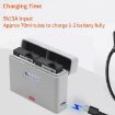 DJI Action 3/4 Camera YX 2-Way Charger Battery Manager Gray - 2