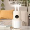 Dual Port Humidifier & Air Purifier with Nightlight - Beige+Base - 4