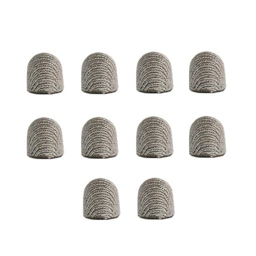 10pcs Silver Fibre Nano Conductive Capacitive Pen Tips 7.0mm High Sensitivity - 1