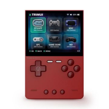 TRIMUI BRICK 64G Red Open Source Pocket Console Bluetooth Retro Arcade - 1
