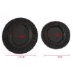 Universal Round Reusable Headset Dust Cover, 2pcs, Sweat-proof, S Red - 3