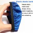 Universal Round Reusable Headset Dust Cover, 2pcs, Sweat-proof, L Blue - 4