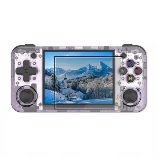 ANBERNIC RG35XXH Wireless Handheld Game Console, 32G, Transparent Purple - 1