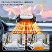 12V Fast Heating Car Heater Glass Defogger - Dark Green - 7
