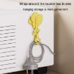 Light Pink Kitchen Storage Cable Winder & Plug Holder Clip - 5