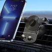 Black Transparent Gravity Bracket for Car Air Outlet Navigation - 9