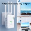 Urant U11 300Mbps 2.4G WiFi Repeater Signal Amplifier WPS EU Plug Black - 7