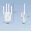 Urant U11 300Mbps 2.4G WiFi Repeater Signal Amplifier WPS EU Plug Black - 9