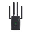 Urant U11 300Mbps WiFi Repeater 2.4G Signal Amplifier WPS UK Plug Black - 1