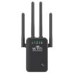 Urant U9 300Mbps WiFi Repeater 2.4G Signal Amplifier WPS UK Plug Black - 1