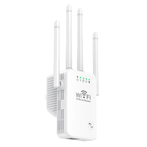 Urant U9 300Mbps 2.4G WiFi Repeater Signal Amplifier WPS AU Plug White - 1