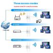 U18 300Mbps 2.4G WiFi Repeater Signal Amplifier 8 Antennas EU Plug White - 3