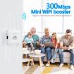 U18 300Mbps 2.4G WiFi Repeater Signal Amplifier 8 Antennas EU Plug White - 6
