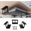 Under Desk Laptop Tablet Mini PC Storage Stand, Metal Tray Rack 4.8cm - 1