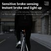WEST BIKING Bicycle Night Riding Brake Taillight - Round Light Basic - 5