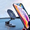 Foldable Magnetic Car Phone Holder - Multi-angle Adjustable Bracket (Black) - 2