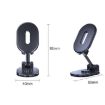 Foldable Magnetic Car Phone Holder - Multi-angle Adjustable Bracket (Black) - 9